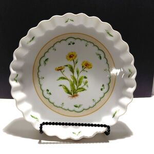 George Briard Victoria Garden 10" Round Fluted Quiche Baking Dish